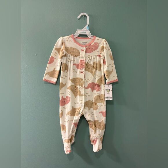 NWT … CARTER’S BABY “Size: 6 Months” Sleeper Pajamas - Picture 1 of 4